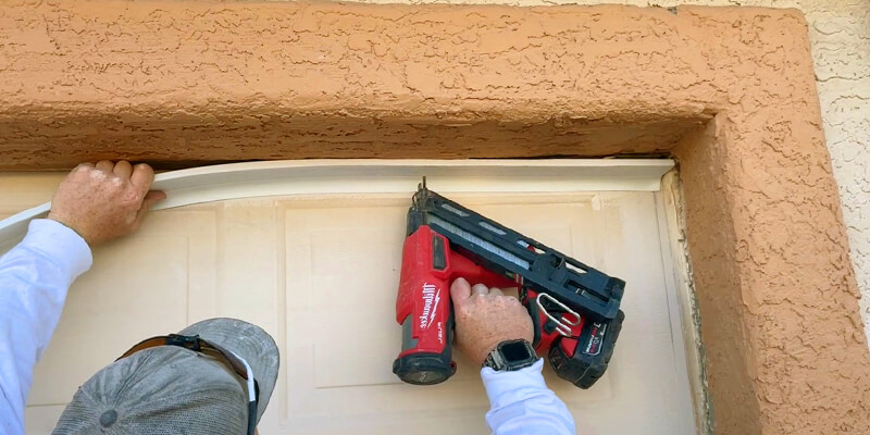 replacing garage door trim - Johnsons Mobile Garage Door Repair