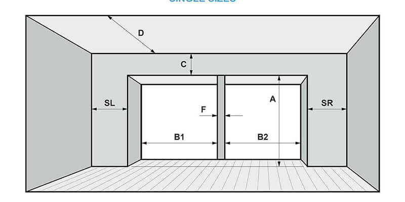 Garage Door Size Chart - Johnsons Mobile Garage Door